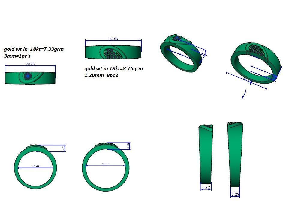Band ring - HC0613 214 MS341  CHI OANH 3D print model_5