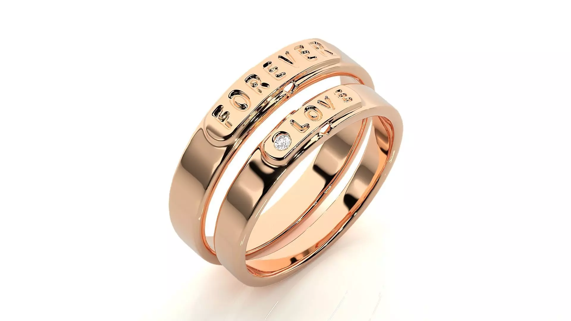 Band ring - 9383 3D print model