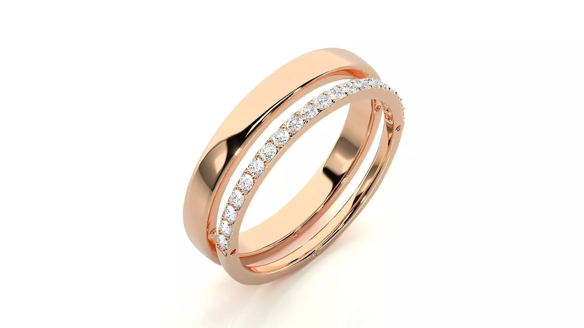 Band ring - hj4 1621 3D print model