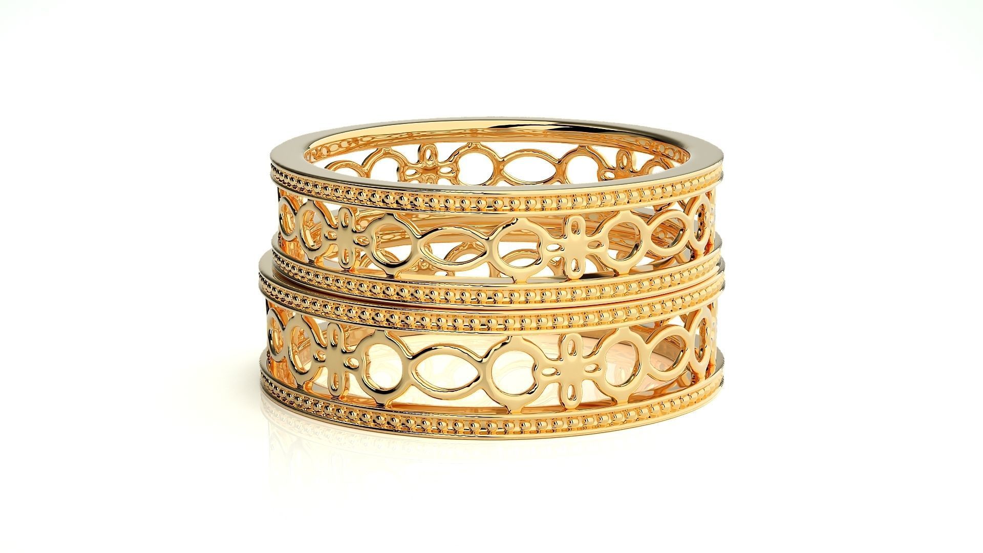 Band ring - hj4  1612 3D print model_10