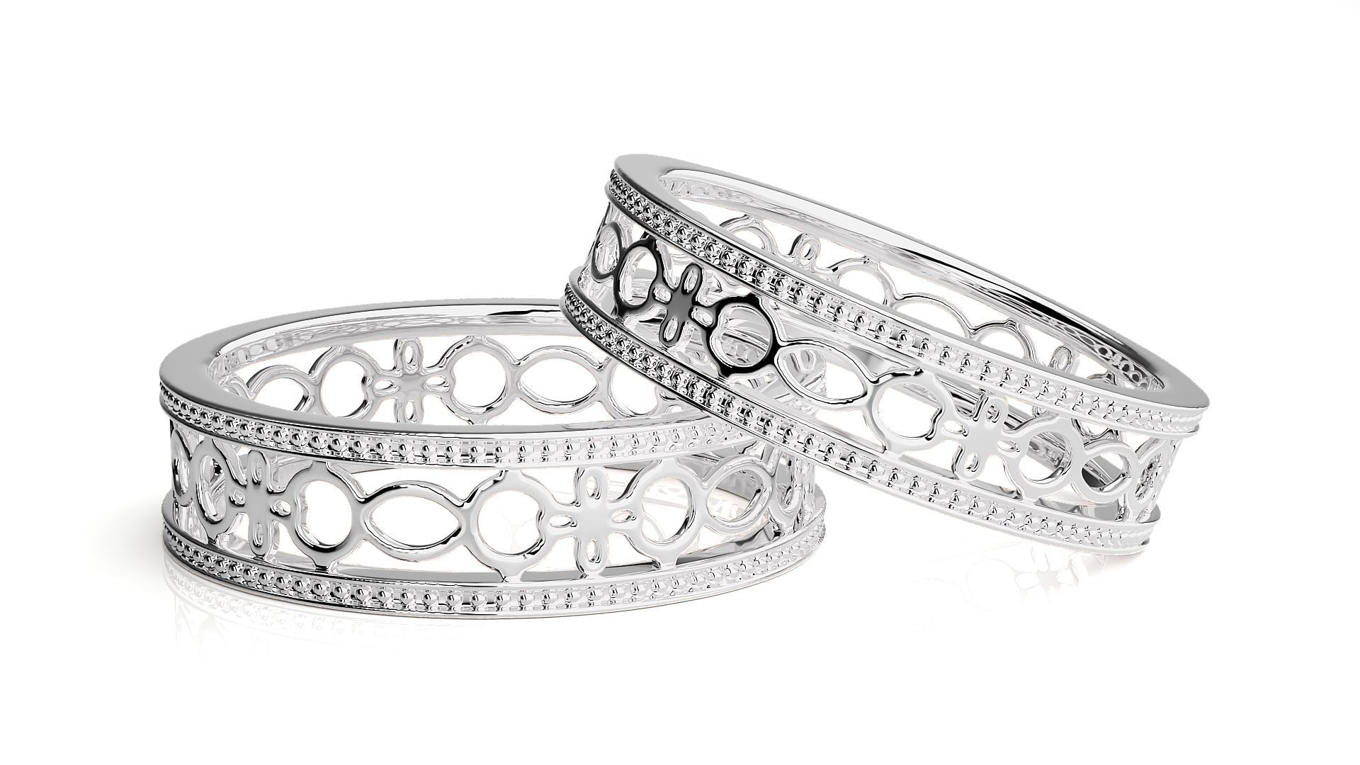 Band ring - hj4  1612 3D print model_4