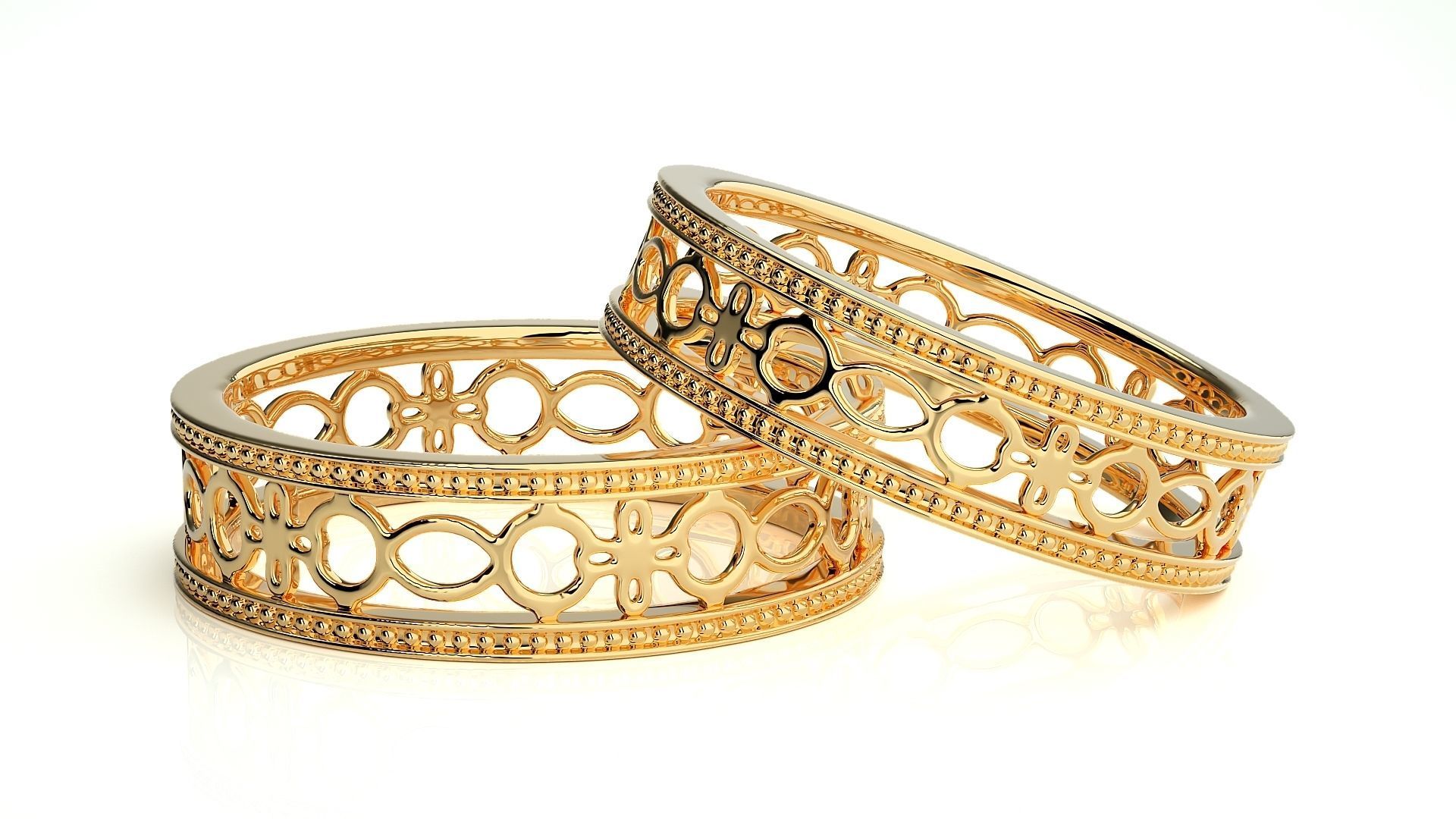 Band ring - hj4  1612 3D print model_8