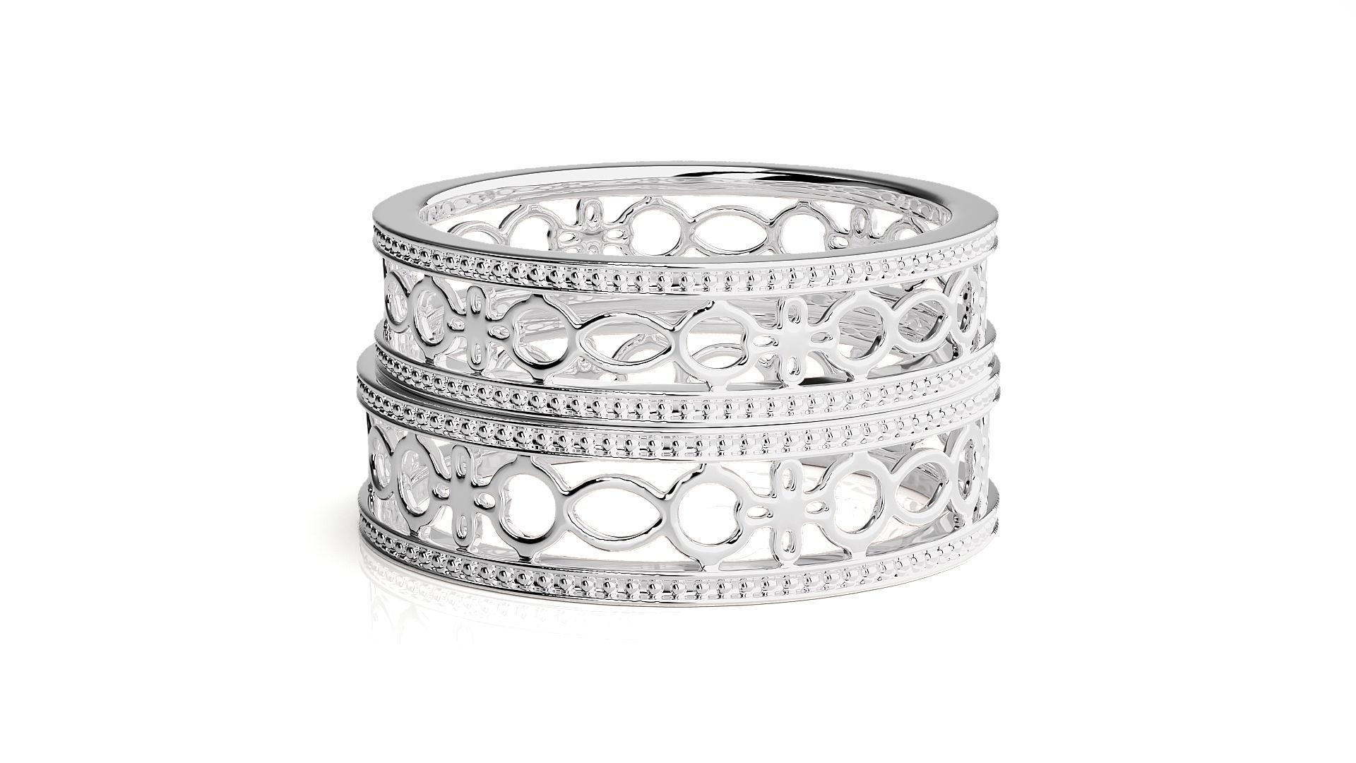 Band ring - hj4  1612 3D print model_6