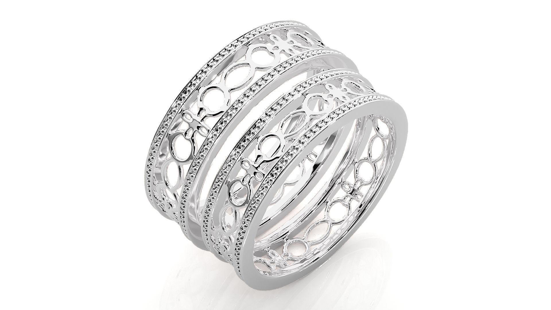 Band ring - hj4  1612 3D print model_7