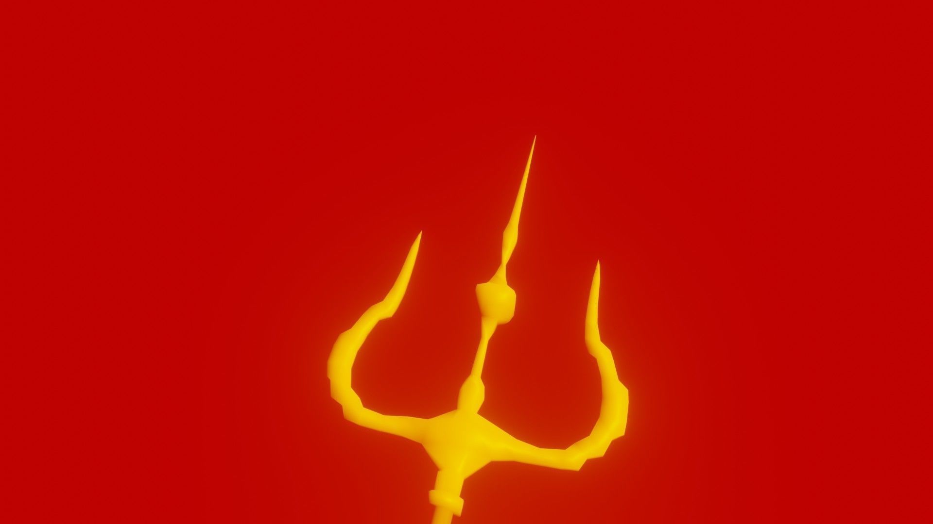 Lord shiva The Destroyer  Weapon Trishul  Low-poly 3D model_7