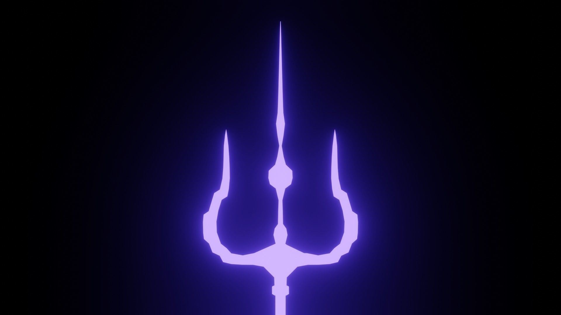 Lord shiva The Destroyer  Weapon Trishul  Low-poly 3D model_4