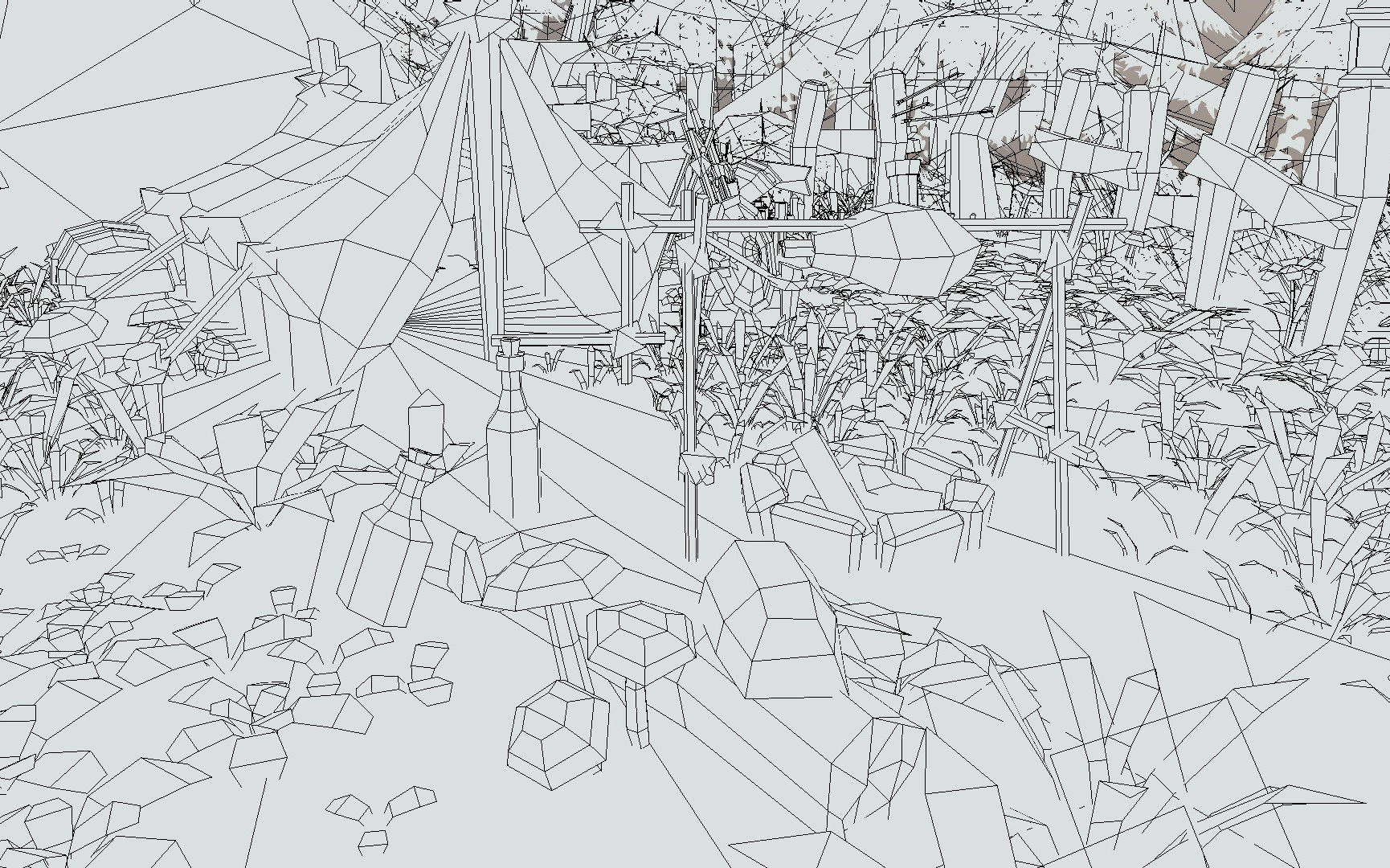 Forest Asset Bundle - hand painted Low-poly 3D model_9