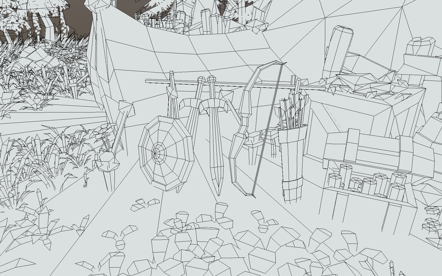 Forest Asset Bundle - hand painted Low-poly 3D model_3