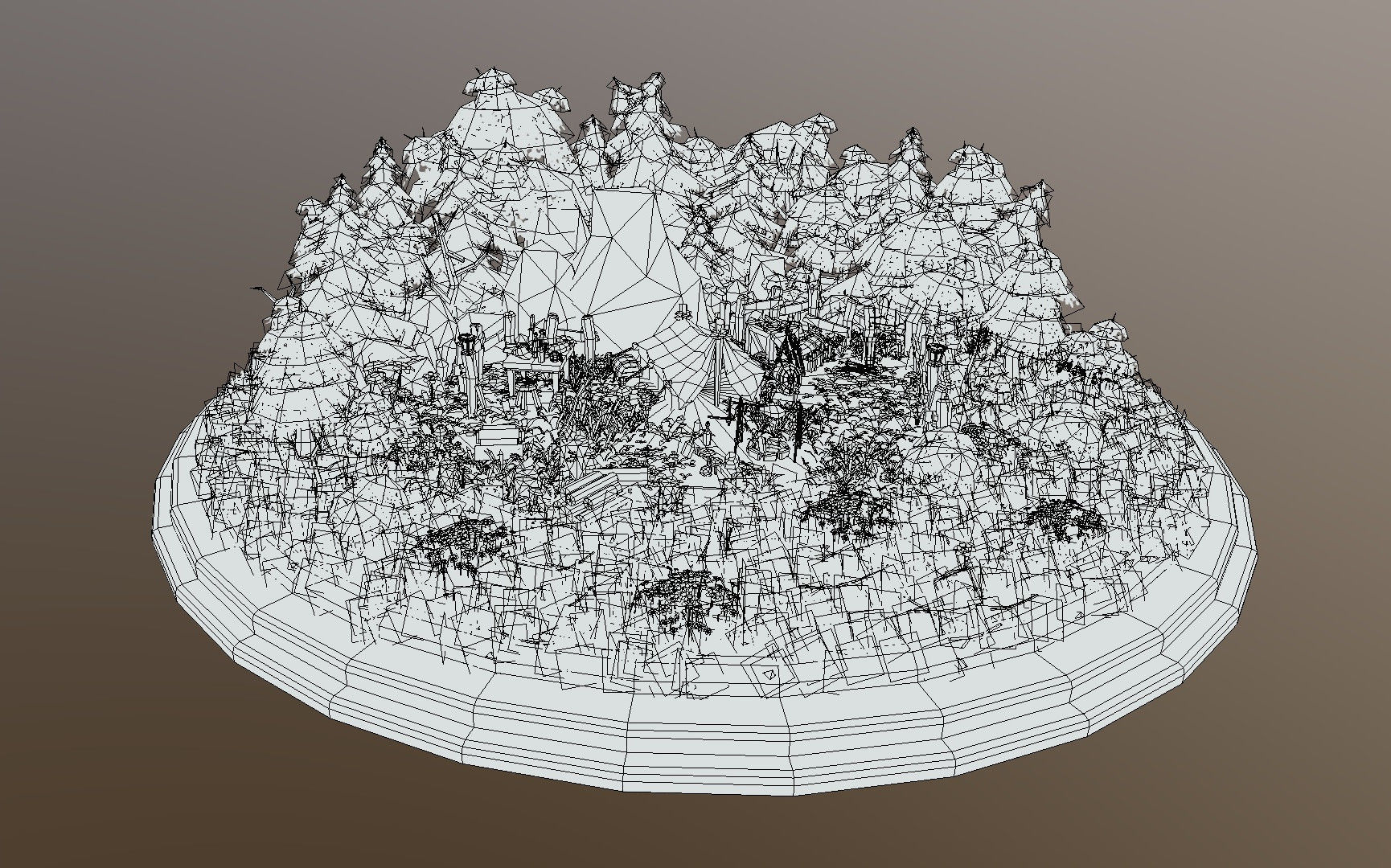 Forest Asset Bundle - hand painted Low-poly 3D model_1