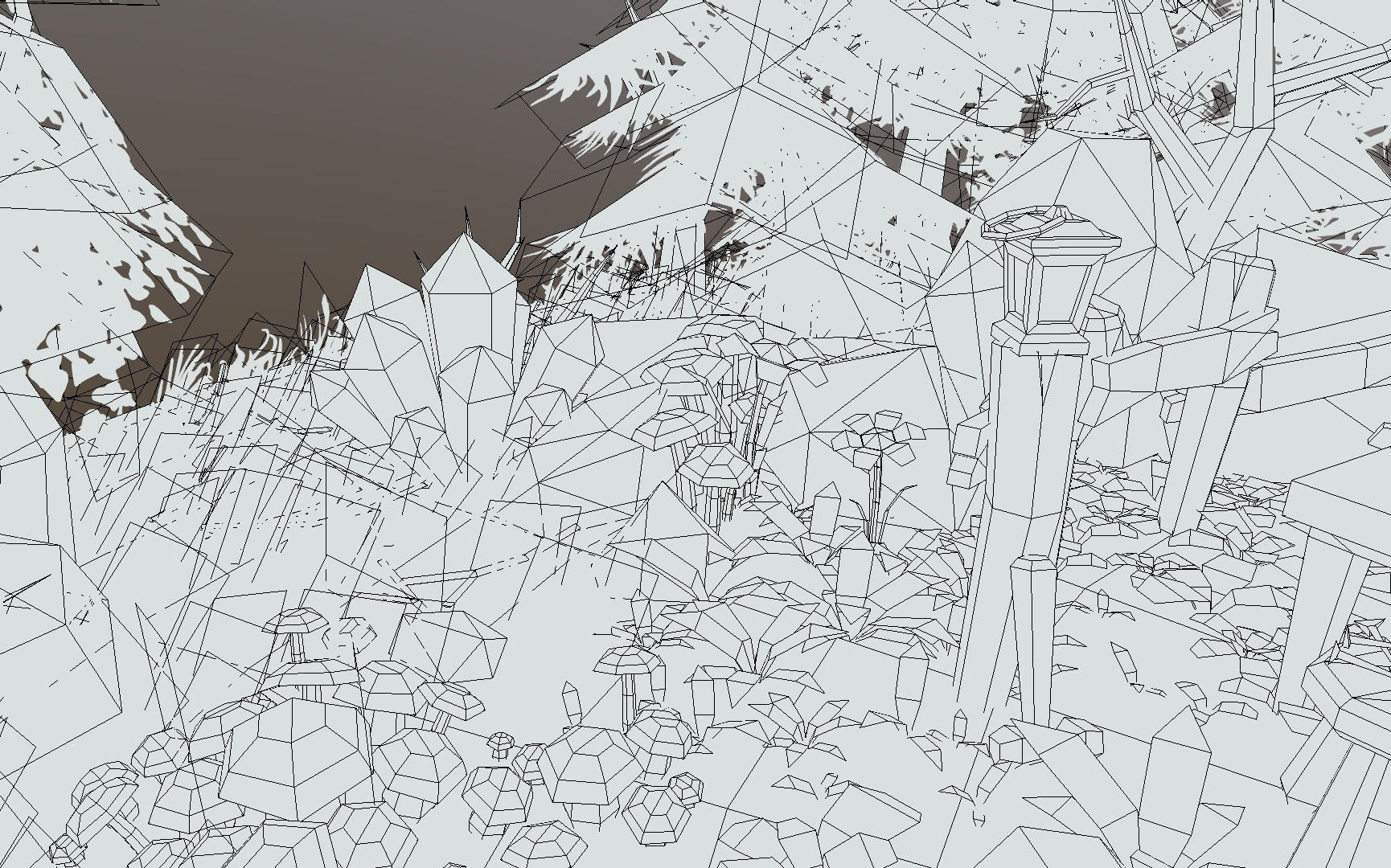 Forest Asset Bundle - hand painted Low-poly 3D model_12