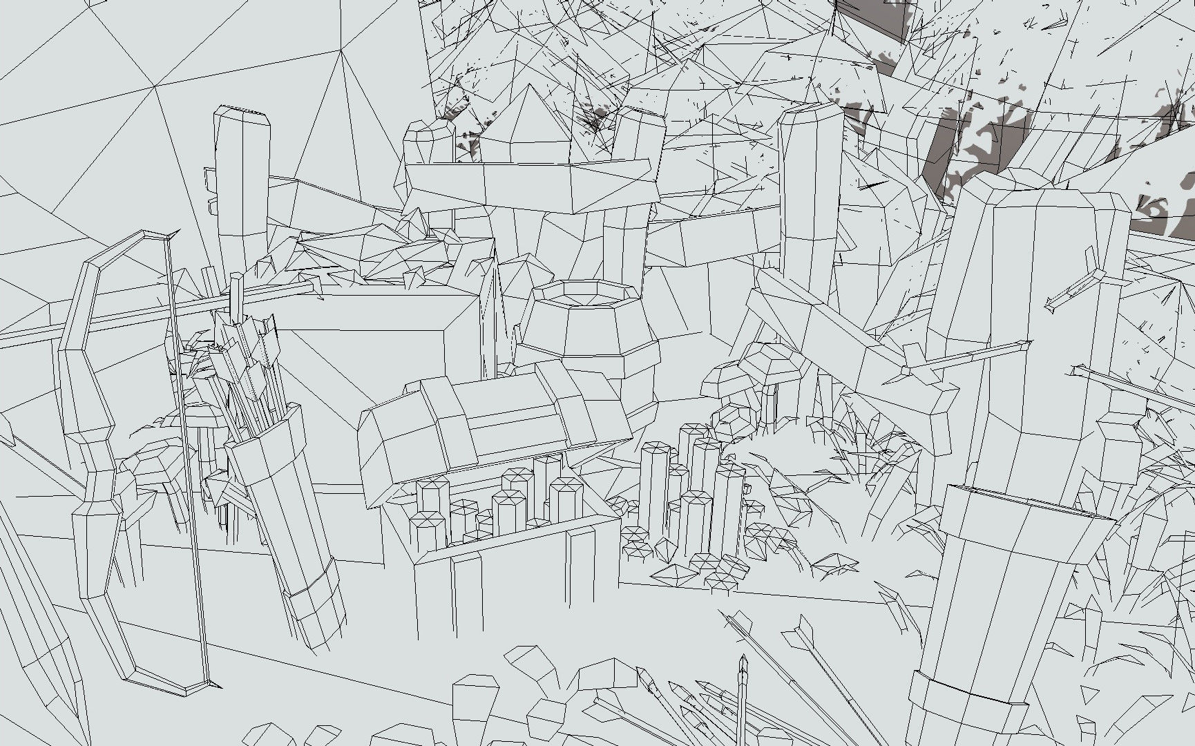 Forest Asset Bundle - hand painted Low-poly 3D model_17