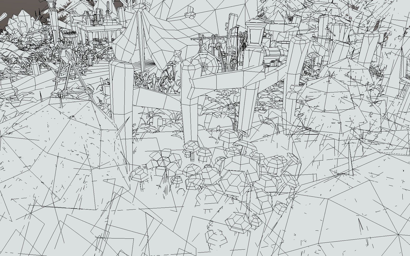 Forest Asset Bundle - hand painted Low-poly 3D model_14