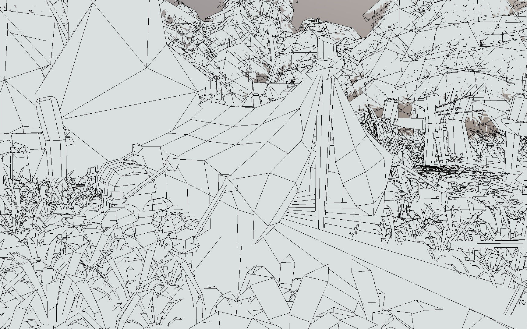 Forest Asset Bundle - hand painted Low-poly 3D model_19