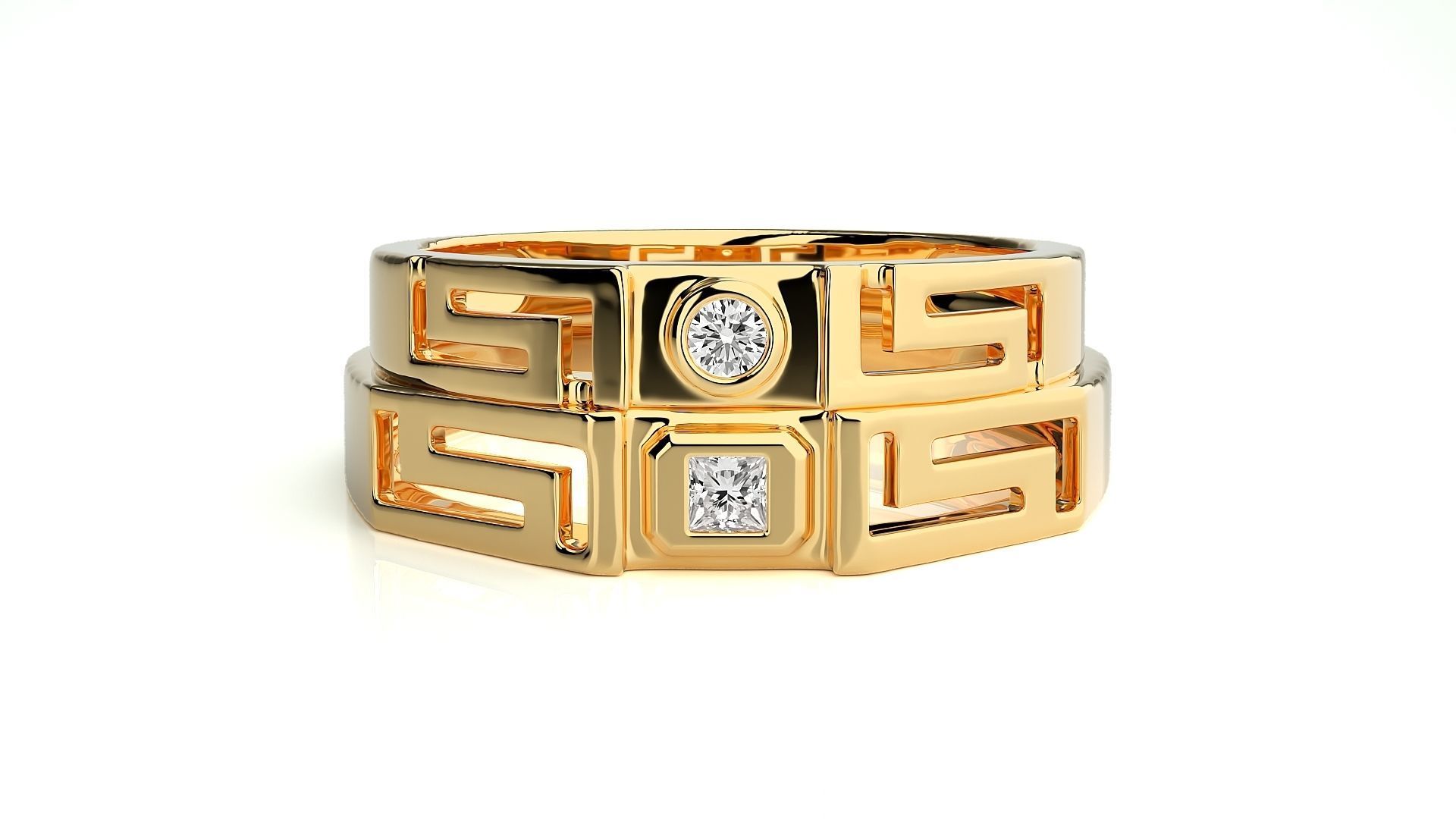 Band ring - hj4  1582 3D print model_10