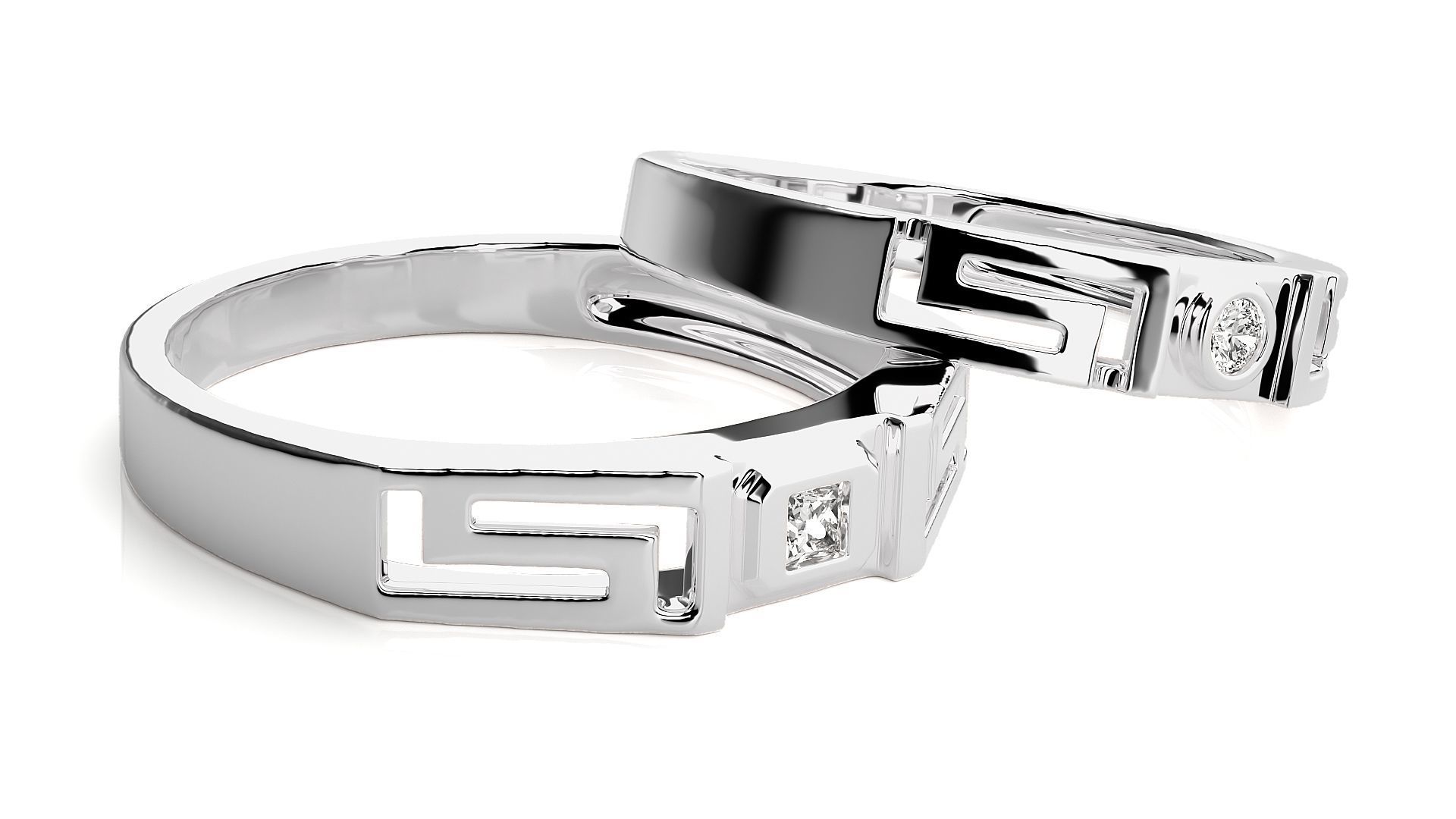 Band ring - hj4  1582 3D print model_5