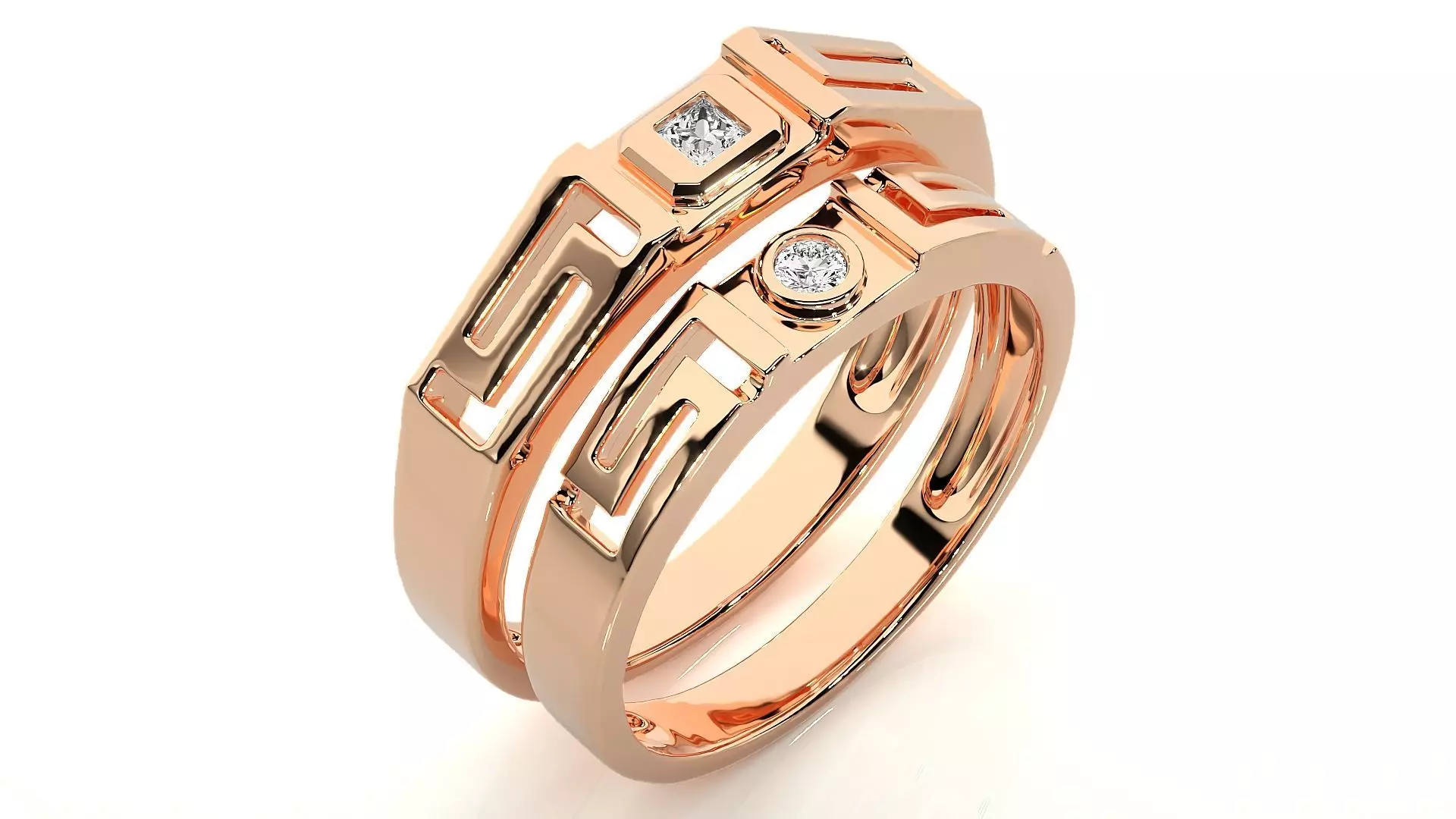 Band ring - hj4  1582 3D print model_0