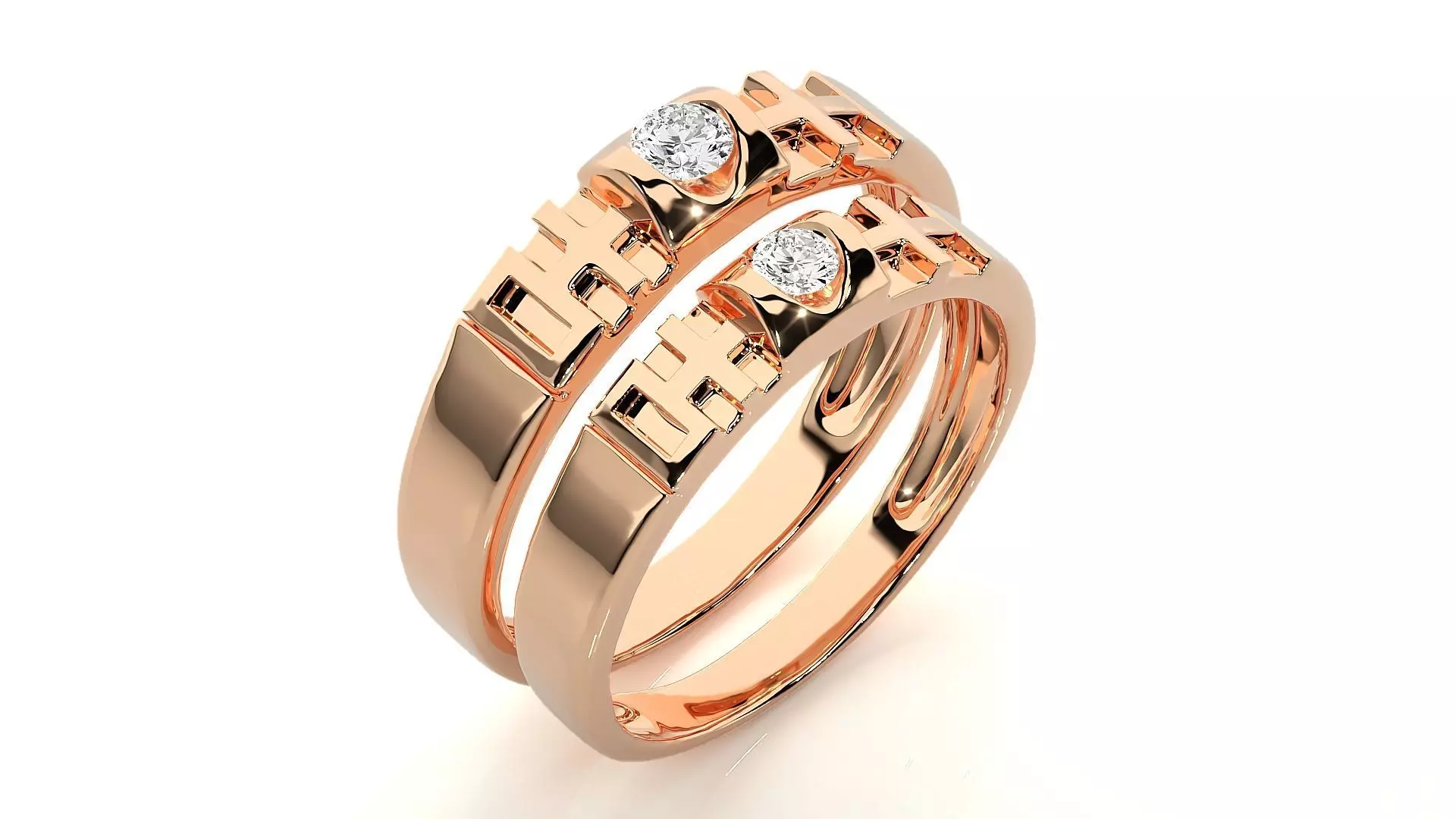 Band ring - hj4 1580 3D print model