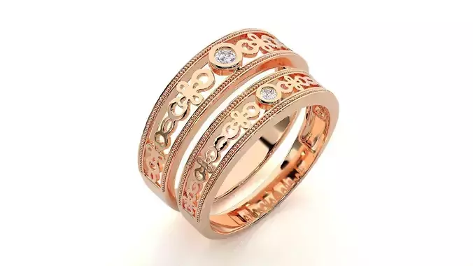 Band ring - hj4  1566