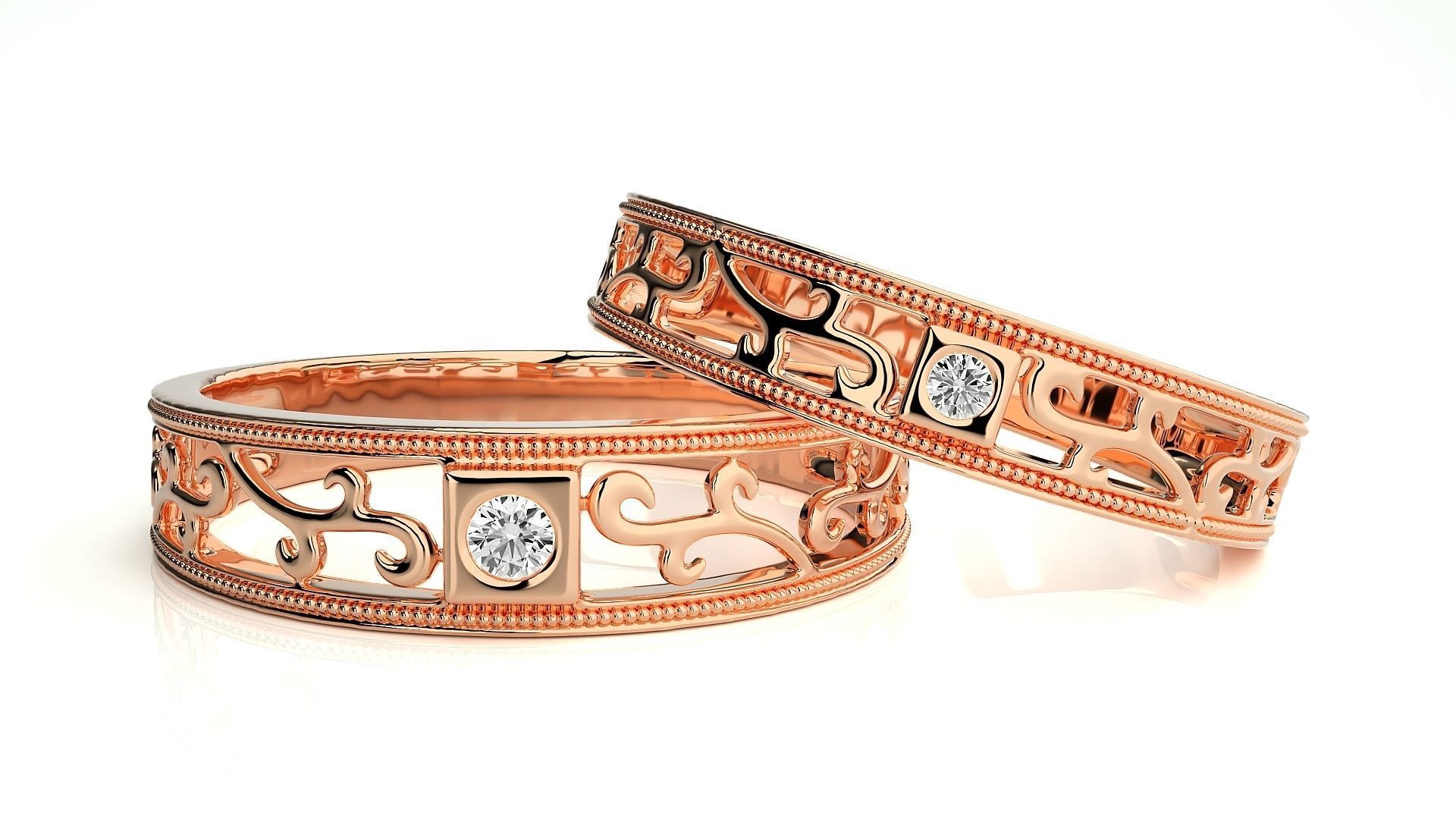 Band ring - hj4  1562 3D print model_1