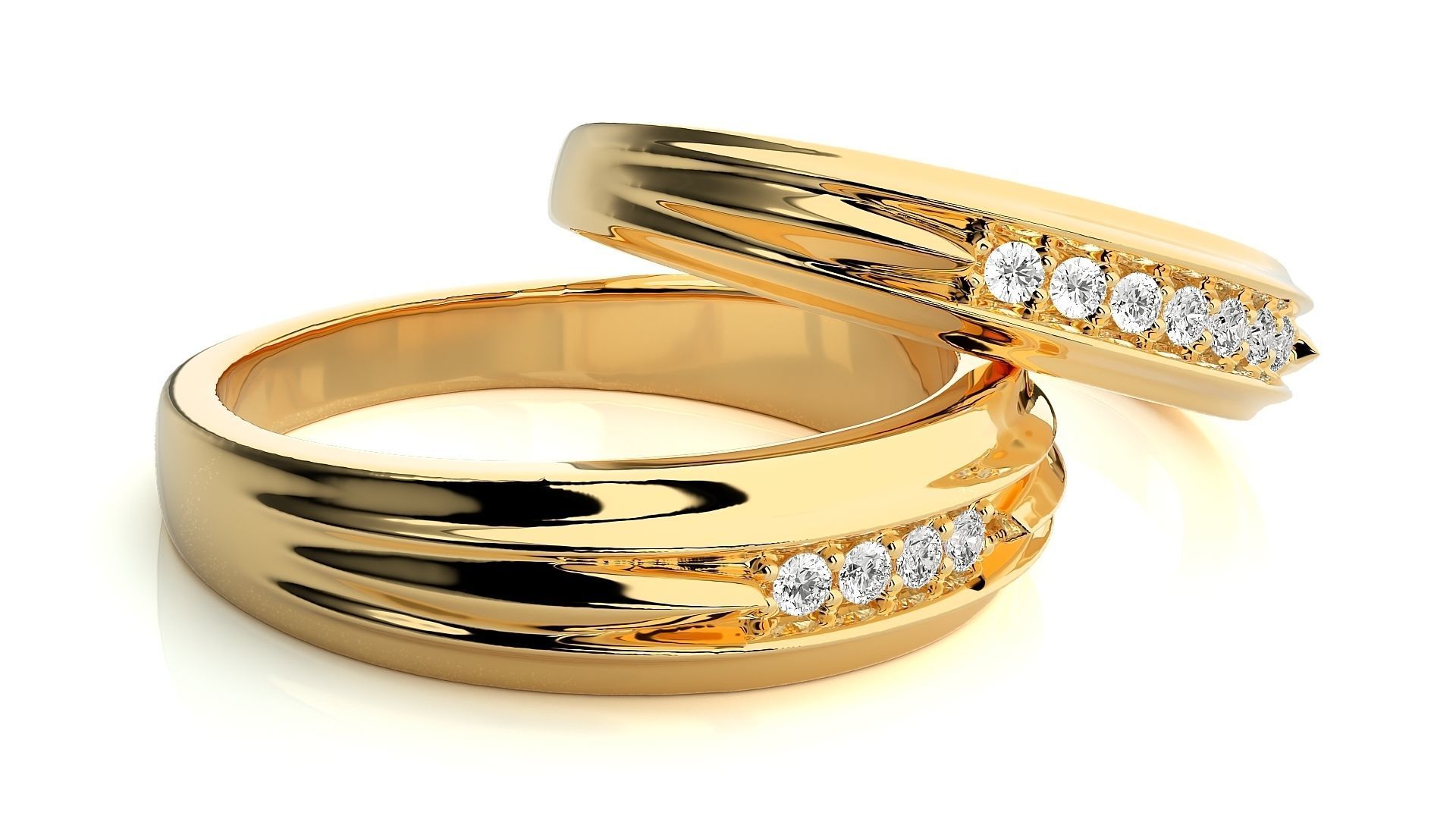 Band ring - hj4  1551 3D print model_9