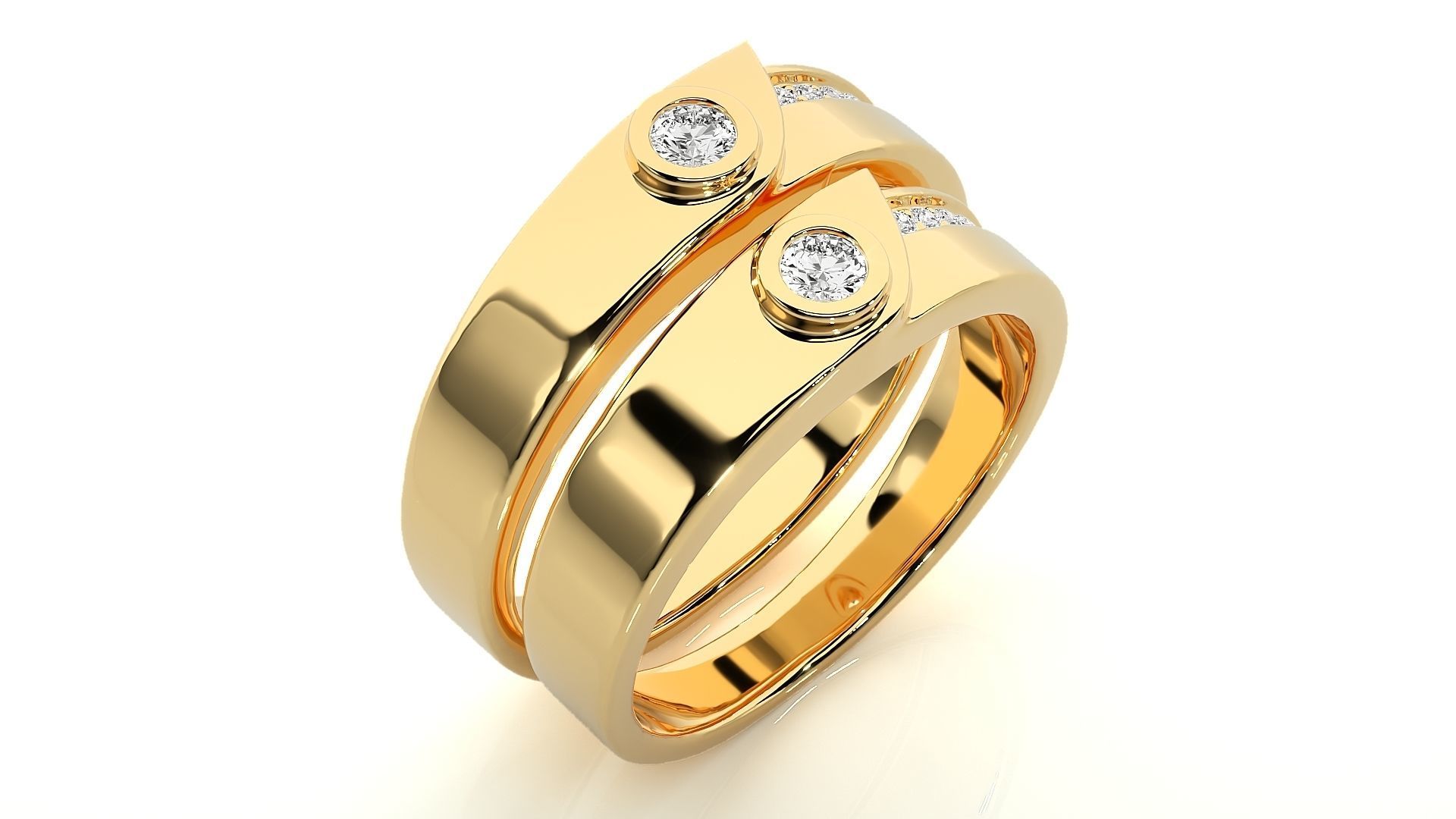 Band ring - HC0813 376  MAU NHA 3D print model_12