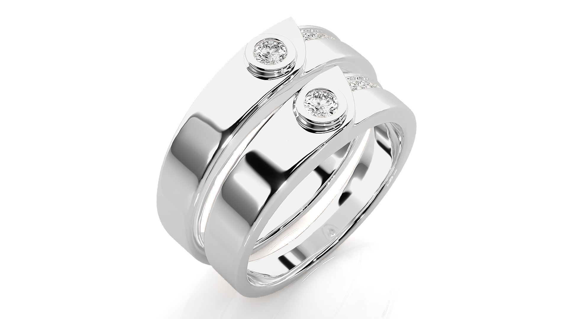 Band ring - HC0813 376  MAU NHA 3D print model_8