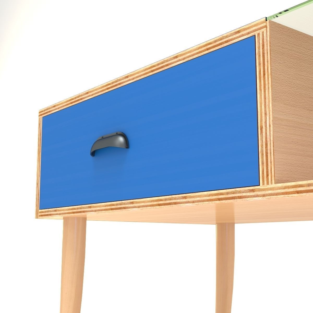Retro Cupboard 3D model_10