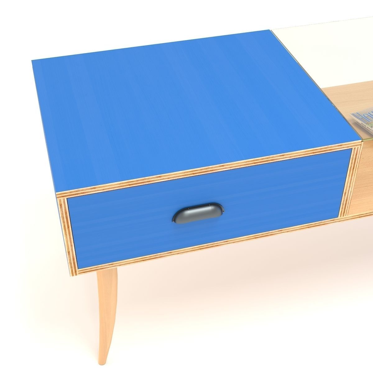 Retro Cupboard 3D model_5