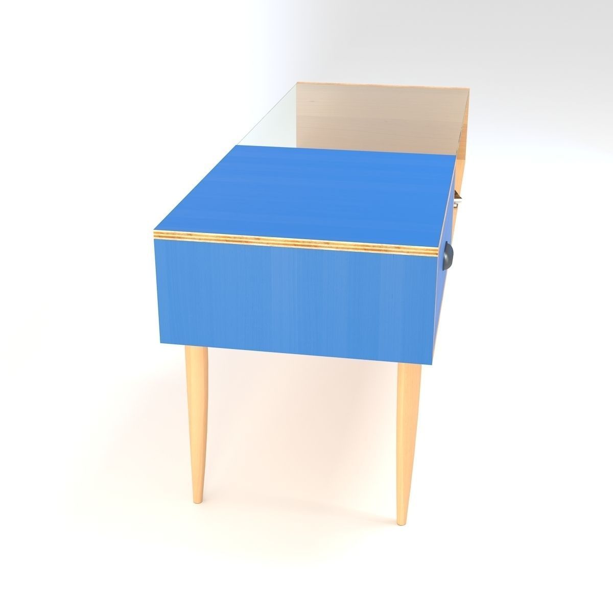 Retro Cupboard 3D model_3