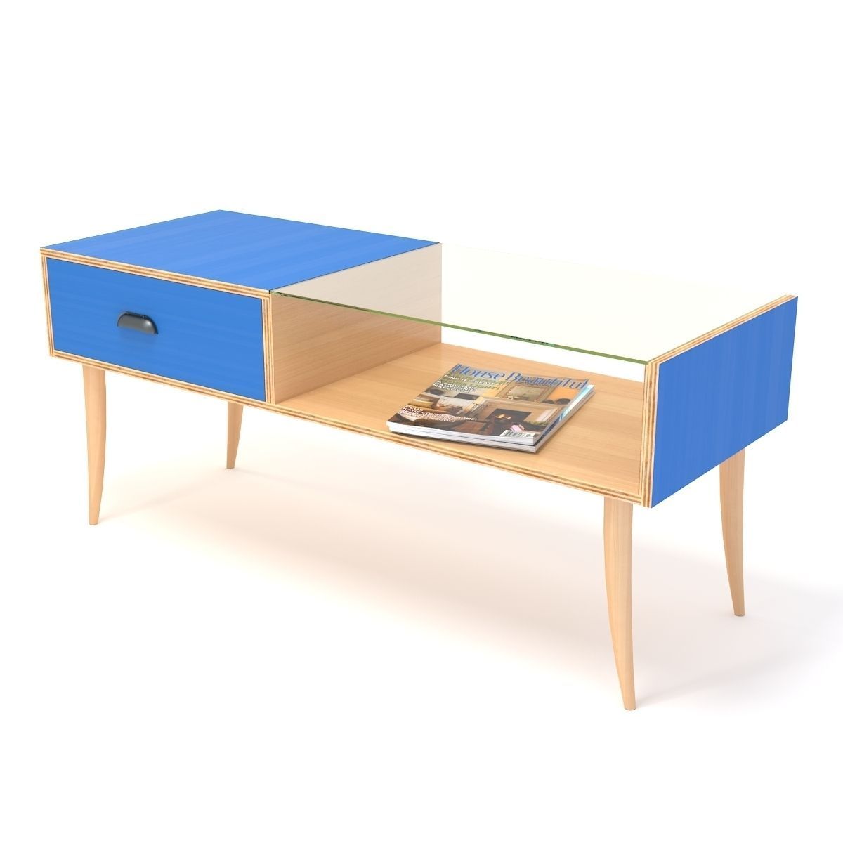 Retro Cupboard 3D model_4