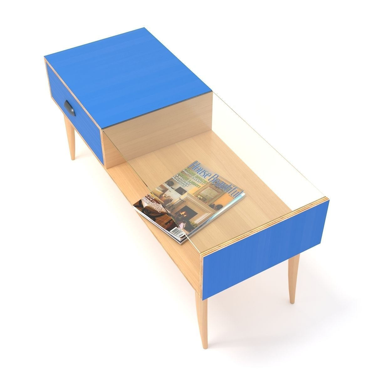 Retro Cupboard 3D model_2