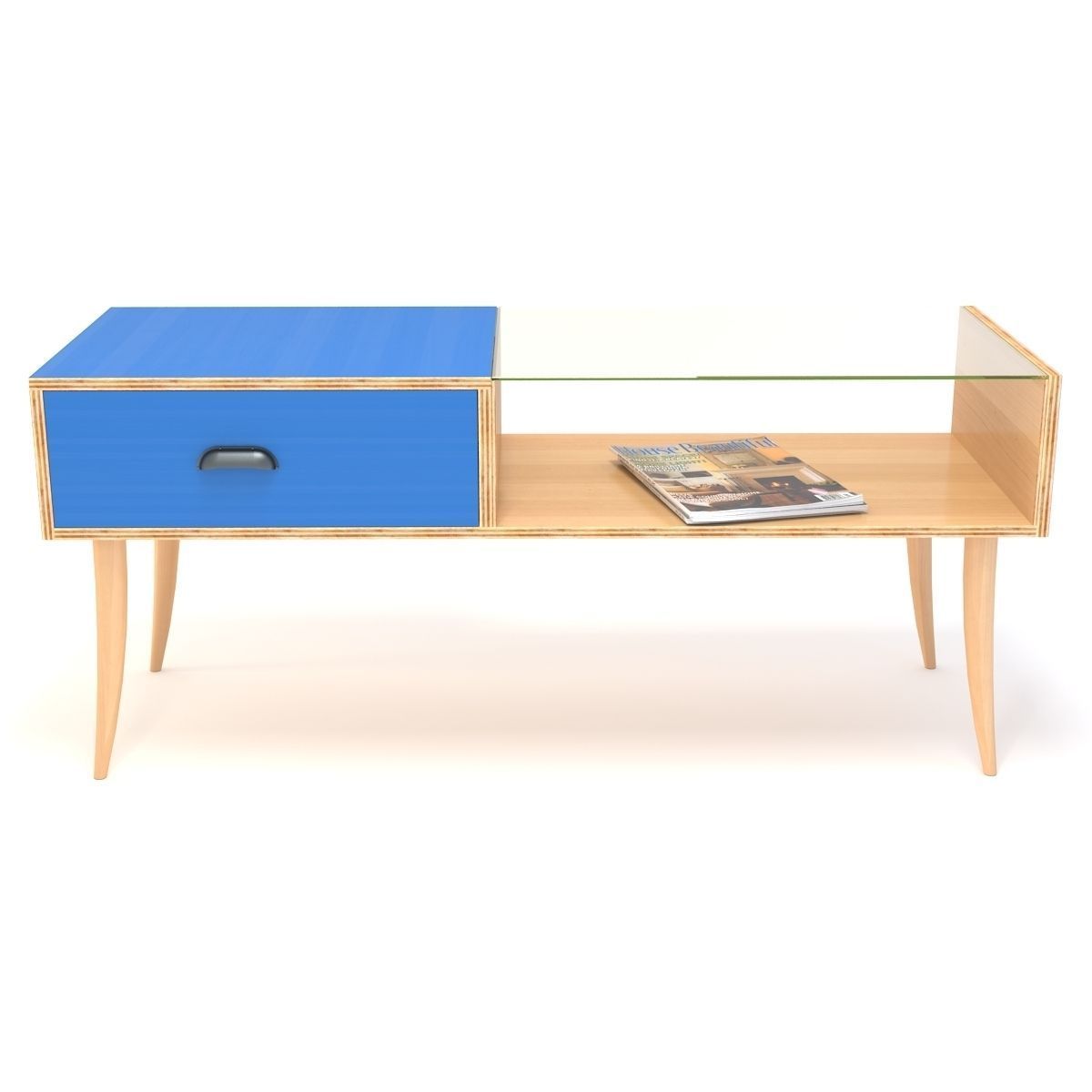 Retro Cupboard 3D model_1