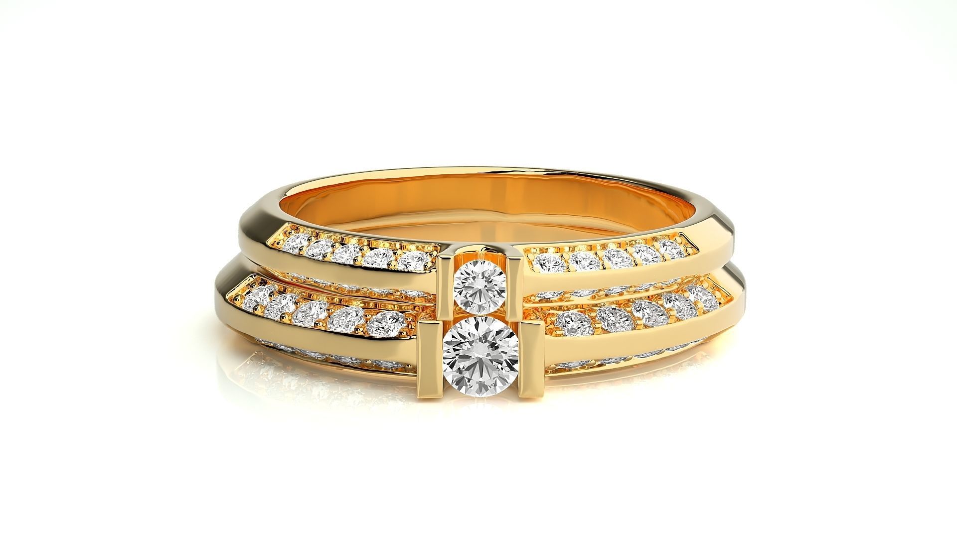 Band ring - HC0713 286 MS381 3D print model_11