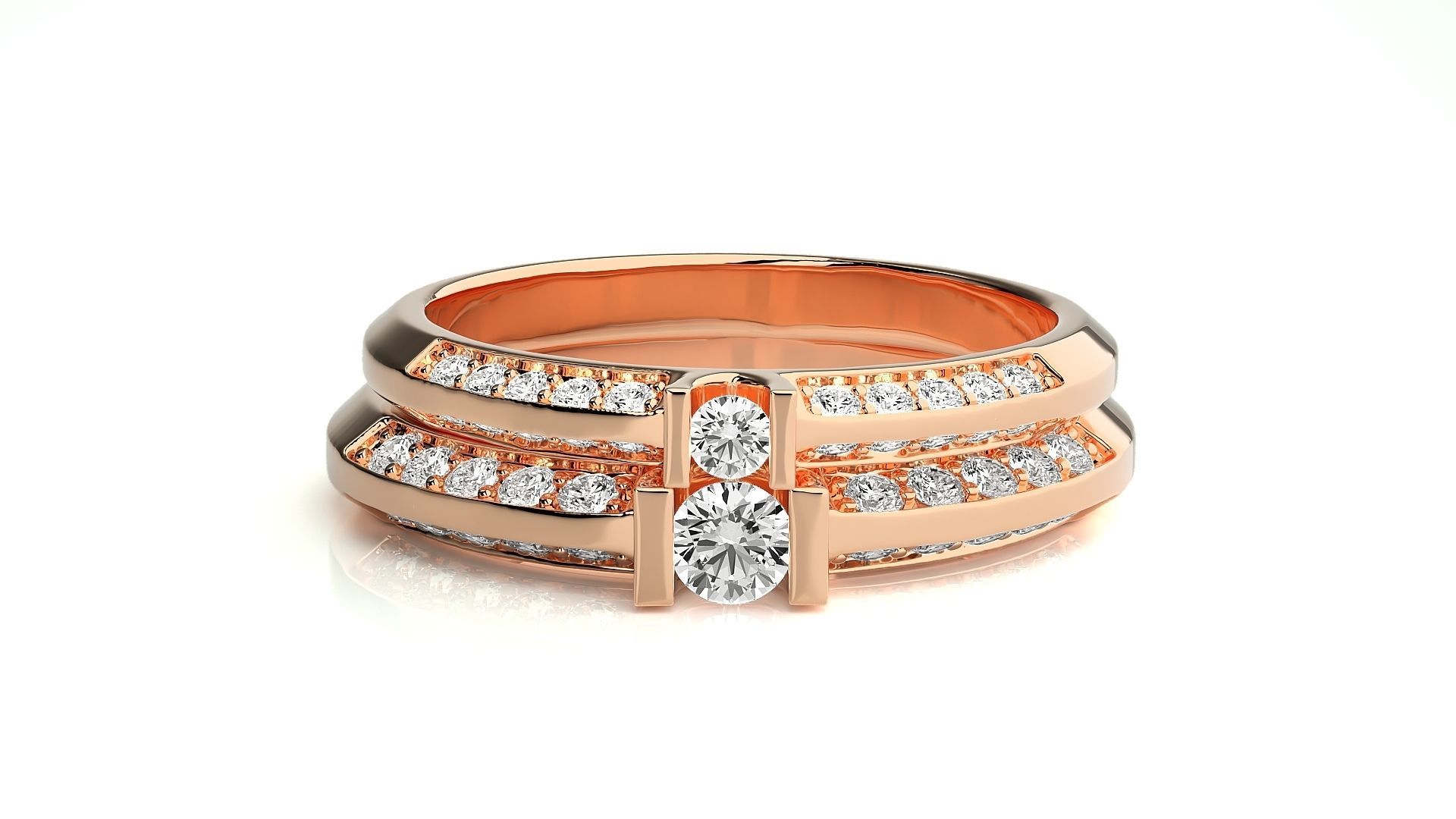 Band ring - HC0713 286 MS381 3D print model_3