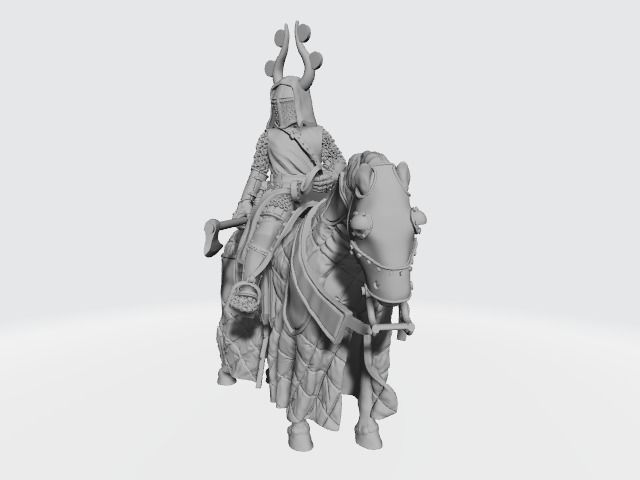 King Valdemar The Great medieval Danish king 3D print model_4