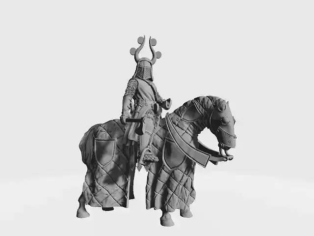 King Valdemar The Great medieval Danish king 3D print model