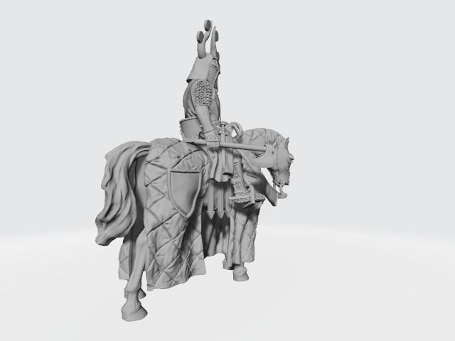 King Valdemar The Great medieval Danish king 3D print model_8
