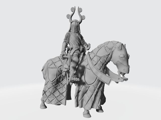 King Valdemar The Great medieval Danish king 3D print model_10