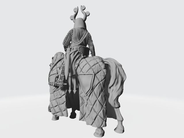 King Valdemar The Great medieval Danish king 3D print model_6