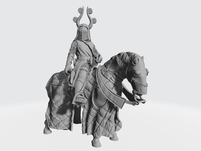 King Valdemar The Great medieval Danish king 3D print model_2