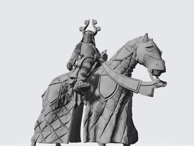 King Valdemar The Great medieval Danish king 3D print model_3