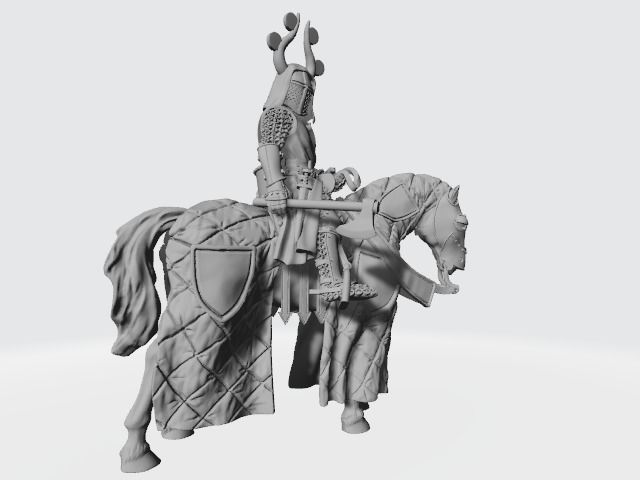 King Valdemar The Great medieval Danish king 3D print model_9