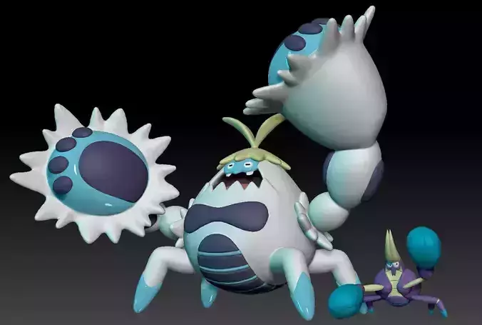 Pokemon Crabrawler Crabominable 3D print model