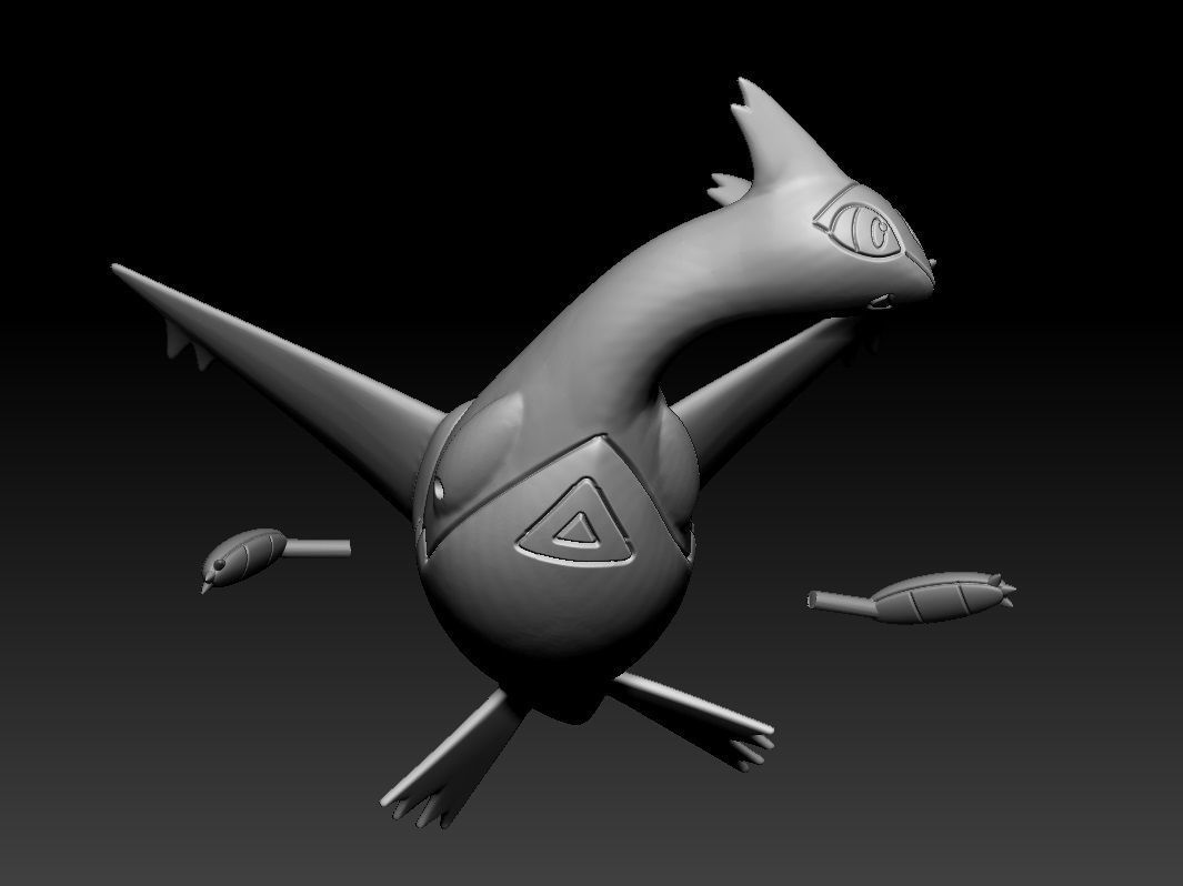 Pokemon Latios Latias 3D print model_2
