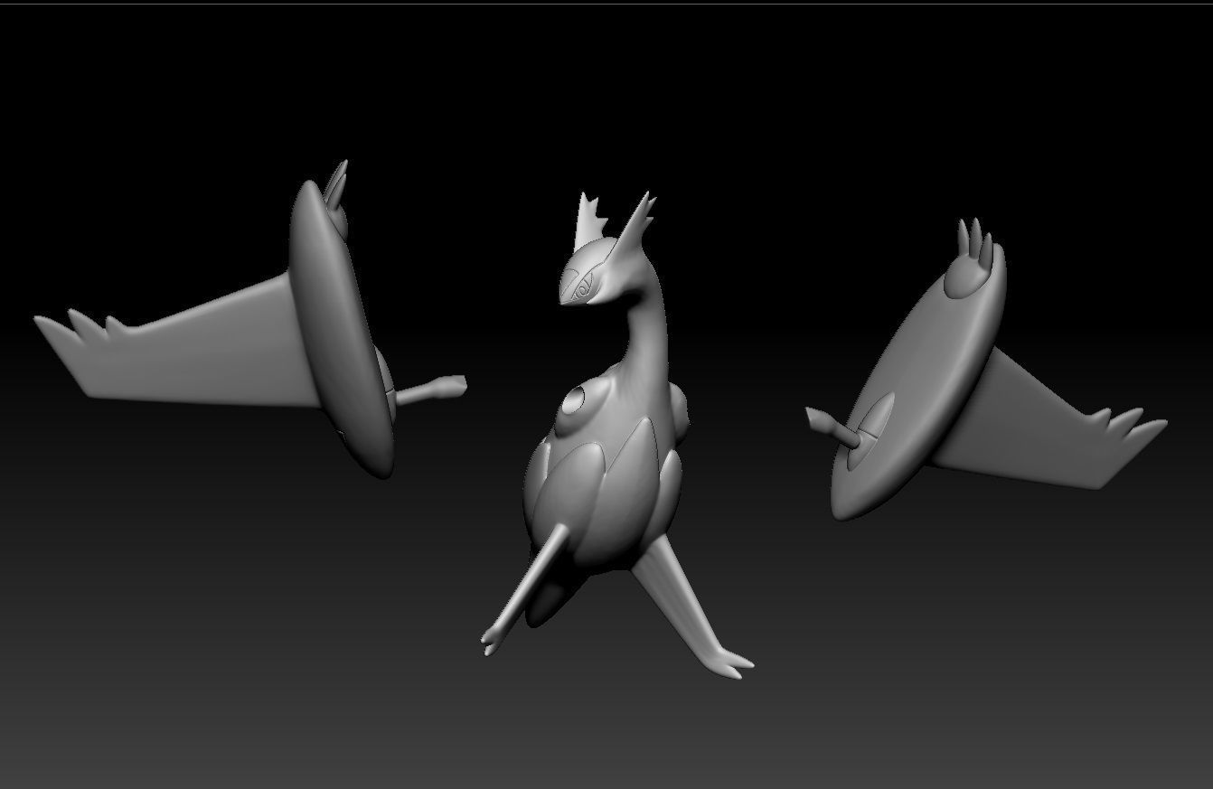 Pokemon Latios Latias Mega Evolution 3D print model_1