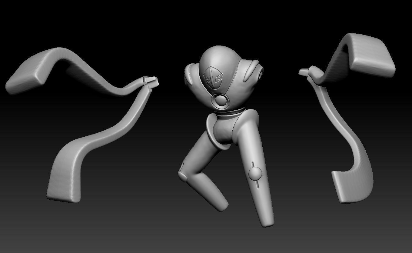 Pokemon Deoxys 3D print model_4