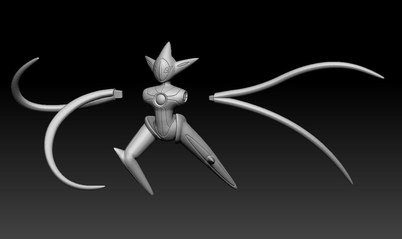 Pokemon Deoxys 3D print model_3