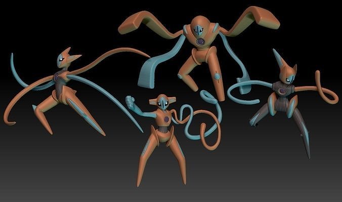 Pokemon Deoxys 3D print model