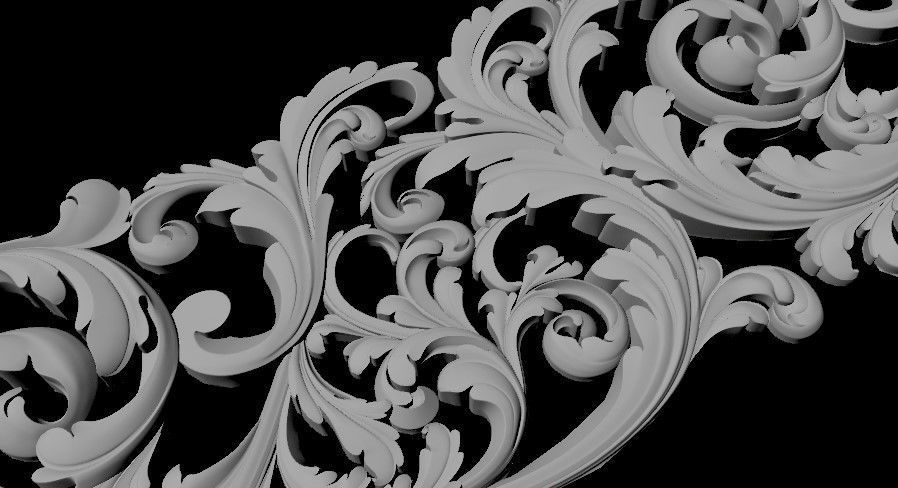 dekor ornament 3D model_2