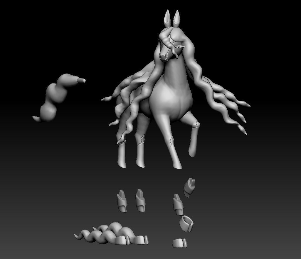 Pokemon Sprectrier 3D print model_2